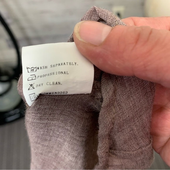 MISSLOOK Tan Brown Flowy Tank Dress Lagen Look Artsy Boho Ruffle  XL (real M/L) - Picture 11 of 12